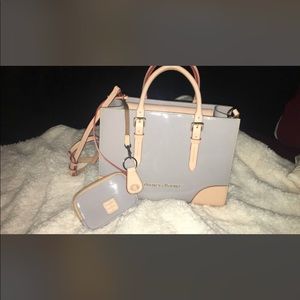 Dooney Bourke Grey Janine satchel